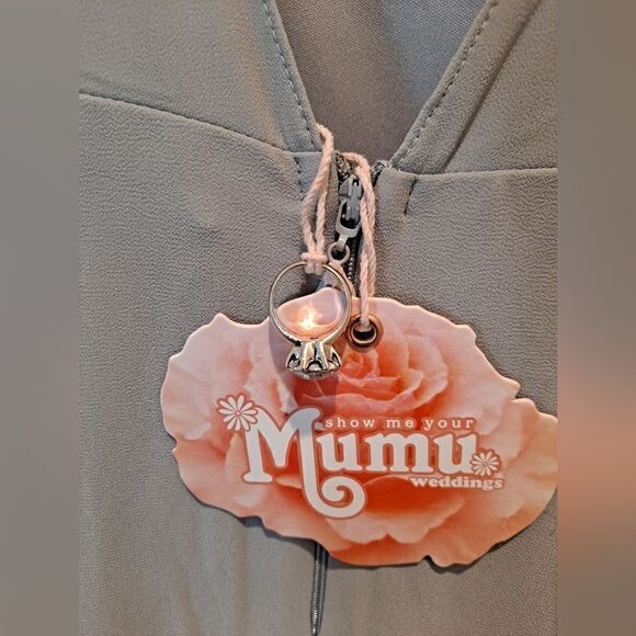 Show Me Your Mumu Jenn Maxi Dress in Dove Gray - Picture 3 of 7